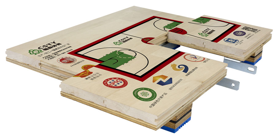 可拆卸運動木地板 可拆卸運動木地板